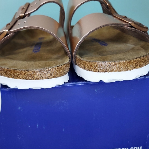 Birkenstock Arizona BS Chrome Soft Footbed Womens Size 6 Brand New With Tags - Picture 14 of 16